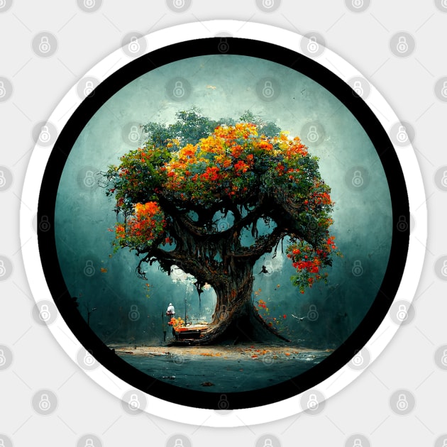 The Tree of Life Sticker by Dataxe